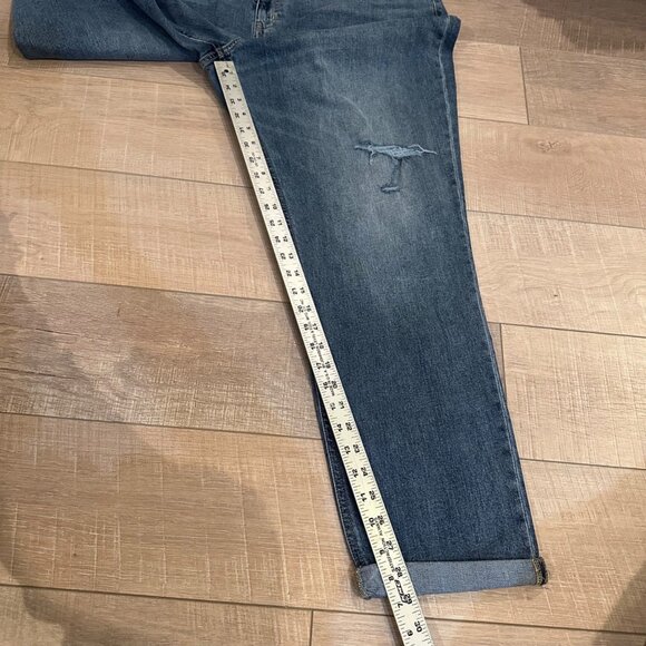 OLD NAVY WOMENS MID RISE BOYFRIEND 18 TALL DENIM JEANS NEW TAGS - Picture 3 of 10